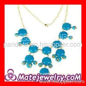 Blue J Crew Bubble Bib Statement Necklace Wholesale