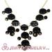 diy J.Crew bubble necklace in black