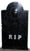 25&quot;x15&quot;x2&quot;GLITTER TOMBSTONE.