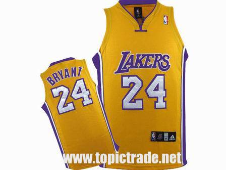 wholesale Los Angeles Lakers #24 kobe bryant yellow Jerseys