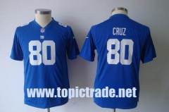 Youth Giants 80 Cruz blue Game Jerseys