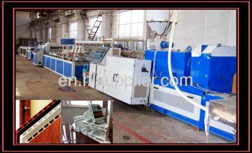 wpc plastic extrusion machin