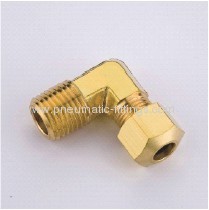 Brass Male Elbow tube connectors supplier from china