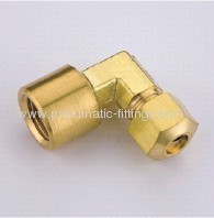 BrassFemal Elbow tube connectors