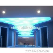 Pvc film for stretch ceiling system
