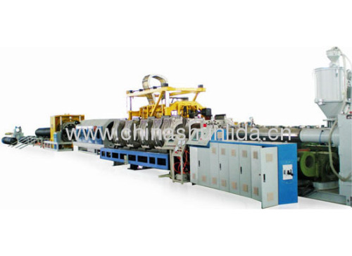 double wall corrugation pipe production line