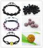 Personalized Handmade Shambhala Jewellery Colorful Crystal Shamballa Beaded Bracelets