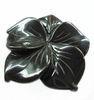 Oem White / Black / Brown / Green Flower Gemstone Carving Decorative Jewelry Making