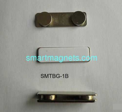 metal magnetic name badge clip