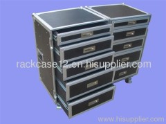 RACK Flight Case - Storage Drawers 16U With 6 Drawers band cases
