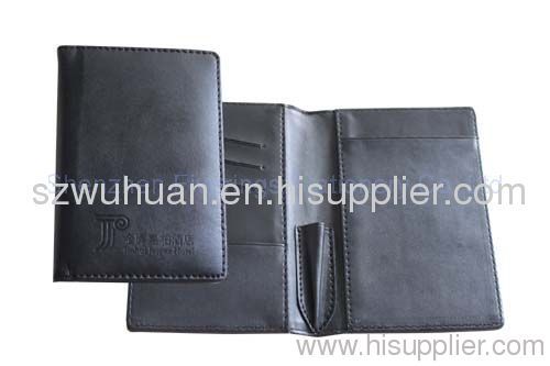 custom leather card holder