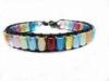 Charming Handmade Jewellery Multicolor Leather Wrap Bracelet For Girls