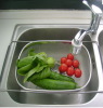 fruit washing basket ,stainless steel 304 wire