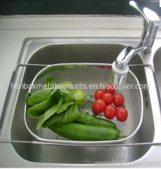 fruit washing basket stainless steel 304 wire