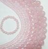 Natural Rose Quartz Bead, Semi Precious Gem Stone Beads For Necklace / Bracelet