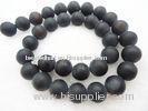 Agate Material Matte black onyx beads 10mm, Semi Precious Gem Beads OEM