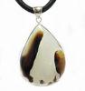 Colored Natural Gemstone Pendants, Agate Pendant For Necklace 33 * 44mm