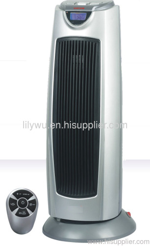 Desktop, Freestanding, Portable, Underfloor PTC Fan Heater with LCD Display, Timer, Remote Control