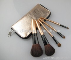 5PCS Gold color Makeup Brush set