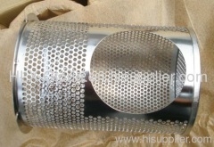 perforated metal basket