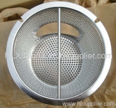 perforated metal basket