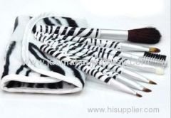 Zebra Makeup Brush set