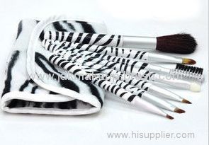 Zebra Makeup Brush set
