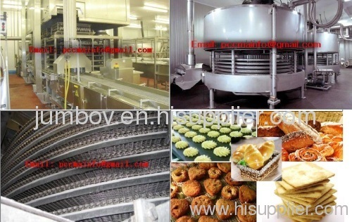 Spiral Oven Biscuit Baking Machine Production Line