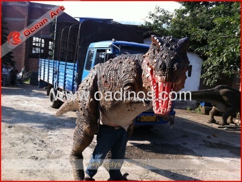 BBC walking with Dinosaur costume