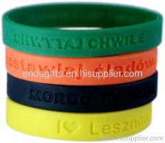 silicone embossed bracelets