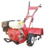 9HP gasoline diesel tiller machine with anti-skid plough rotary ridger