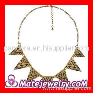 Etched Arrowhead Print Triangle punk choker necklace Wholesale