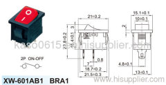 Rocker Switch Interruttori a Bilanciere XW-601AB1 BRA1