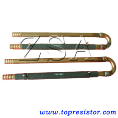 Copper Tube Wirewound Water Cooling Resistor, Popular in Induction Furnace