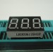 3 digit 0.36" common anode blue 7 segment led display;