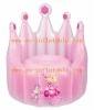 Princess crown inflatable chair sofa