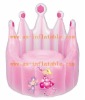 Princess crown inflatable chair sofa