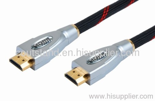 Gold HDMI to HDMI Cable,HDMI 1.4a ,For 3D TV,DVD,PS3,XBOX,Blu ray,LCD,LED