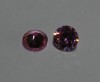 Pink round zirconia gems jewelry decorations and proceesing