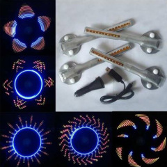 Car LED flashlight for wheel