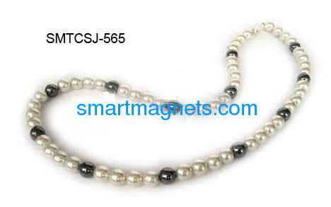 fashionable hematite magnetic necklace