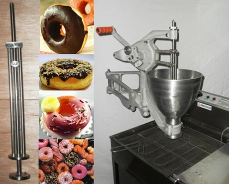 Manual operating donut machine