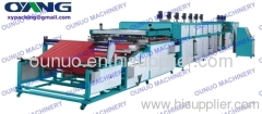 Automatic two color non woven fabric screen printing machine