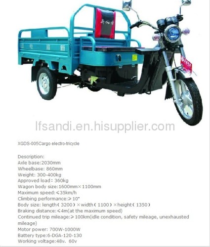 Competitive price electric tricycle
