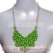 bubble bib statement necklace