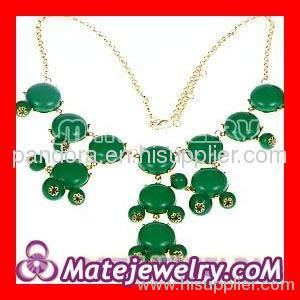 Green bubble bib J.Crew Necklace Wholesale