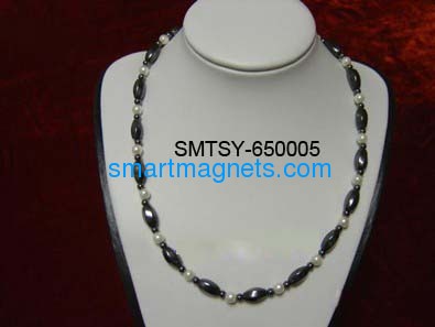 Hot sale hematite magnetic necklaces