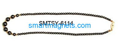 Hematite magnetic necklace Park beads