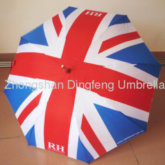 British flag quality straight umbrella