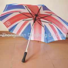 British flag quality straight umbrella